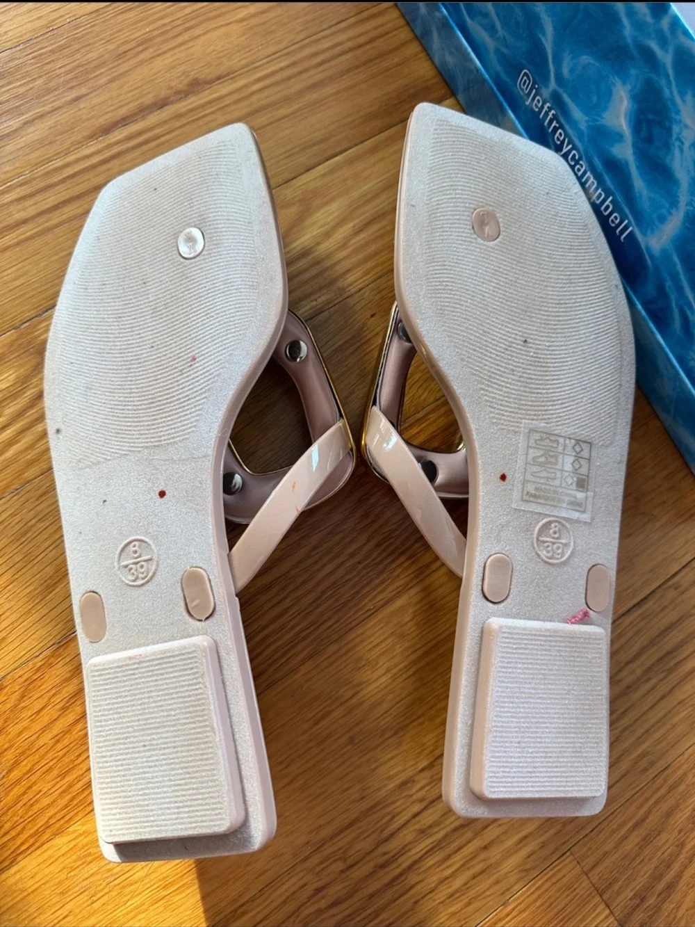 New Anthropologie Jeffrey Campbell Jelly Linques Sandals Size 8 - Picture 10 of 12
